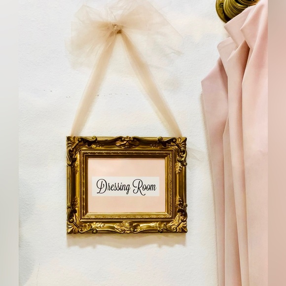 VINTAGE Shabby Chic Gold Empty Frame 8”x10” Opening 4”x6” - Picture 16 of 16